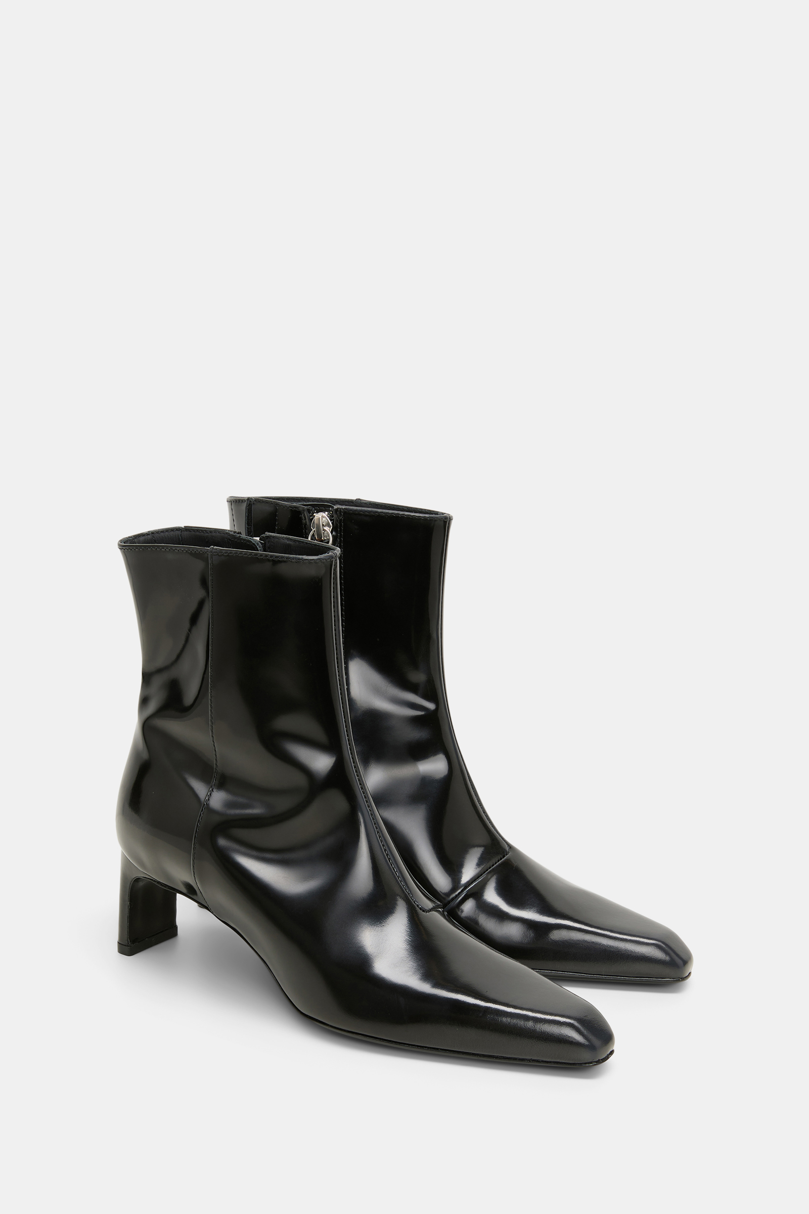 Dorothee Schumacher Brushed boxcalf ankle boots black
