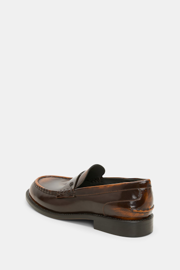 Dorothee Schumacher Brush-off boxcalf loafers brown brush off