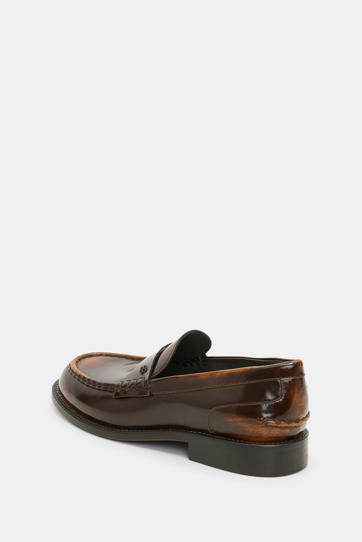Dorothee Schumacher Brush-off boxcalf loafers brown brush off
