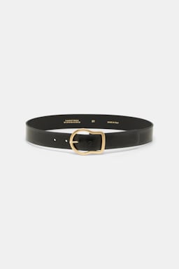 Dorothee Schumacher Brushed boxcalf belt grey brush off
