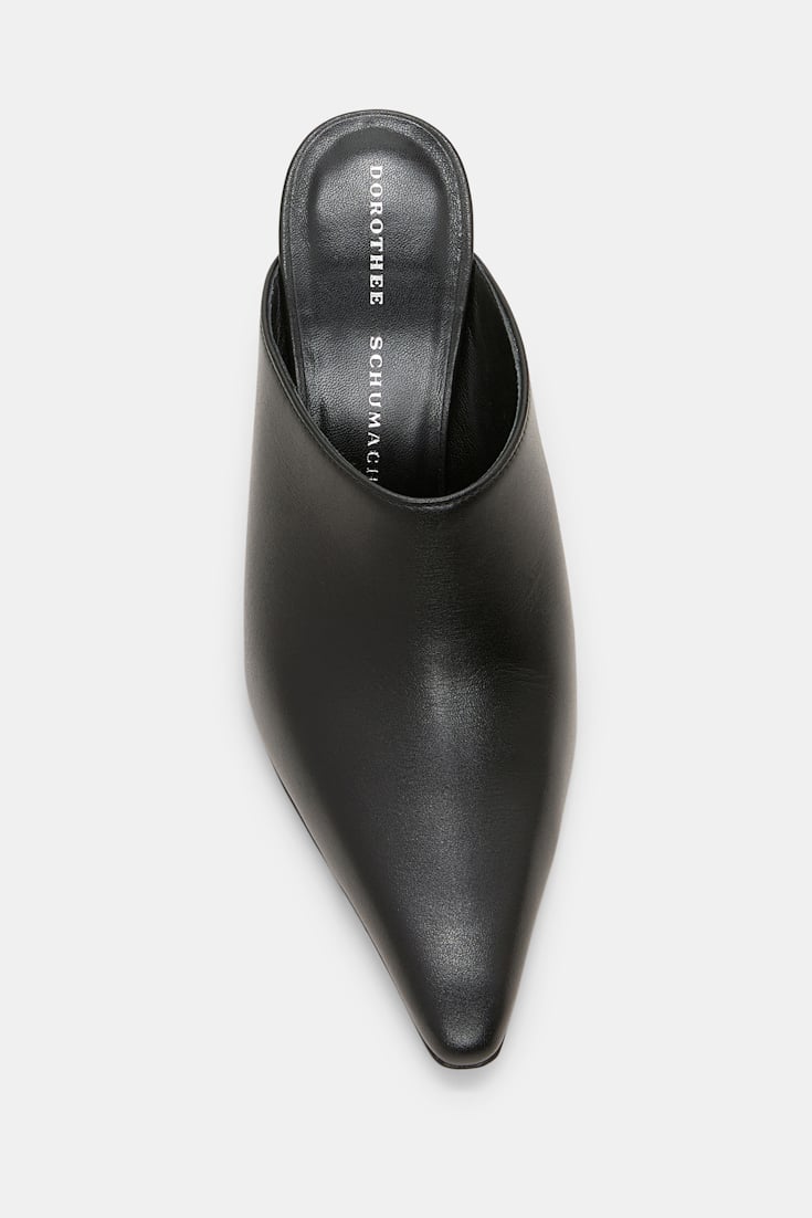Dorothee Schumacher Calfskin mules black