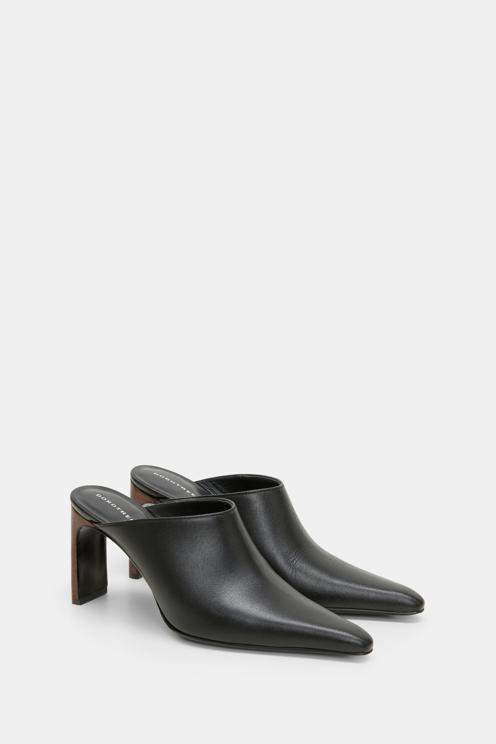 Dorothee Schumacher Calfskin mules black