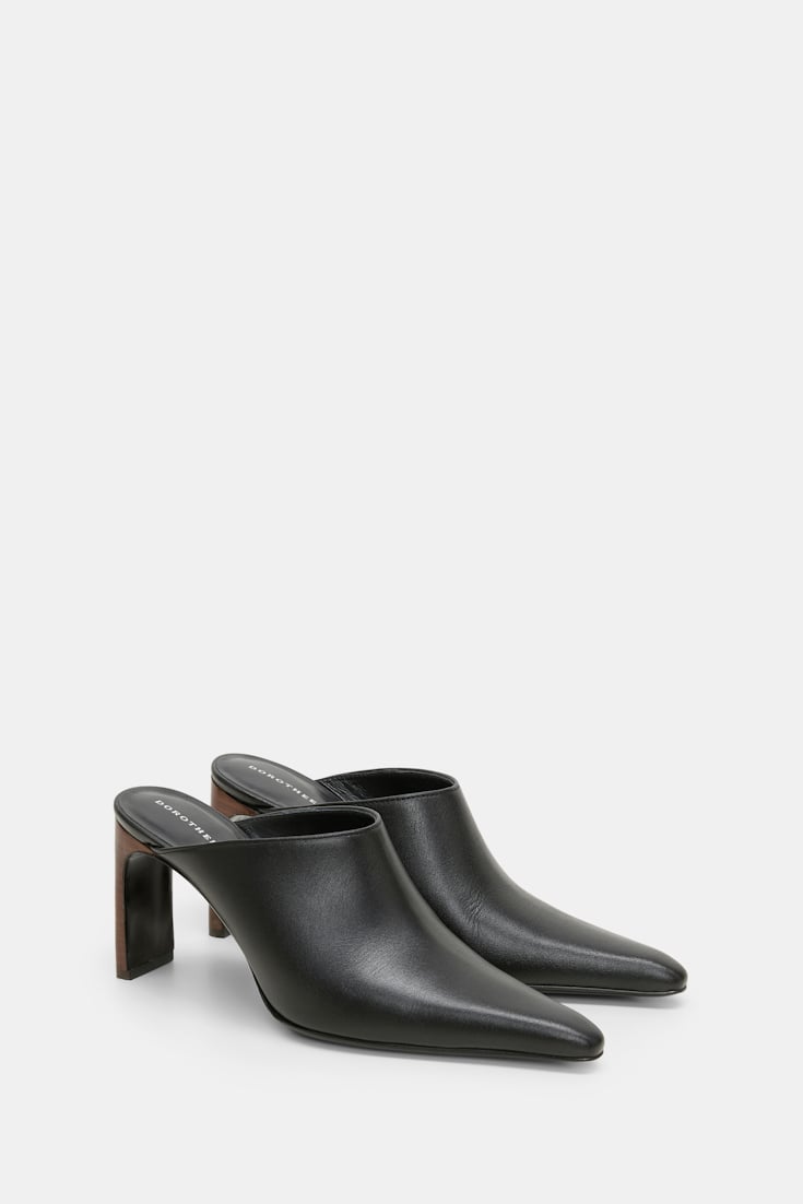 Dorothee Schumacher Calfskin mules black