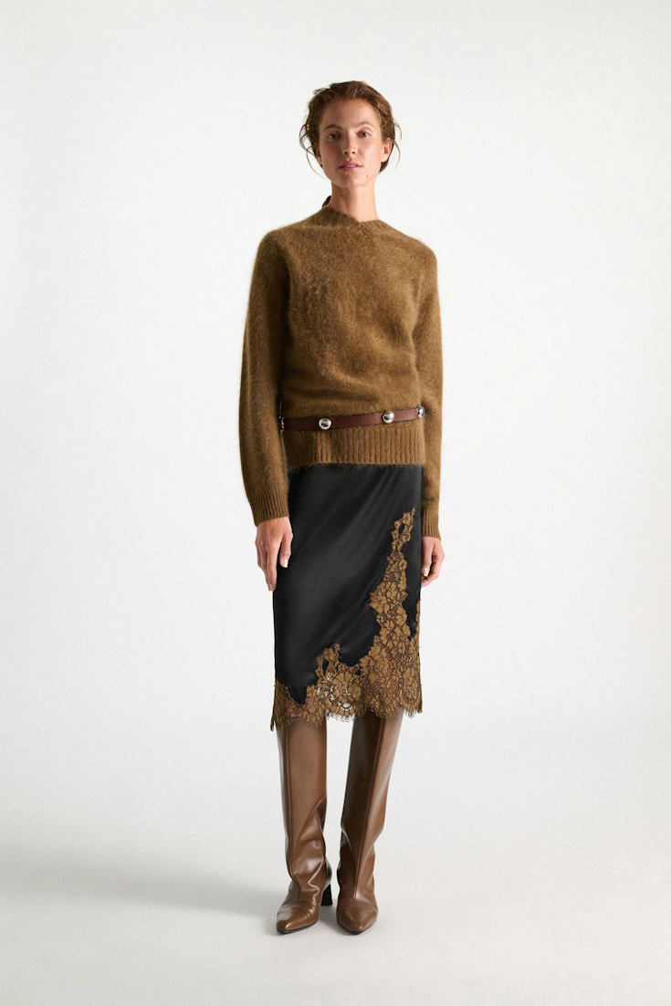 Dorothee Schumacher Tall boots with straight shaft porcini