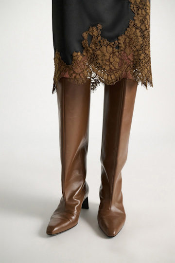 Dorothee Schumacher Tall boots with straight shaft porcini