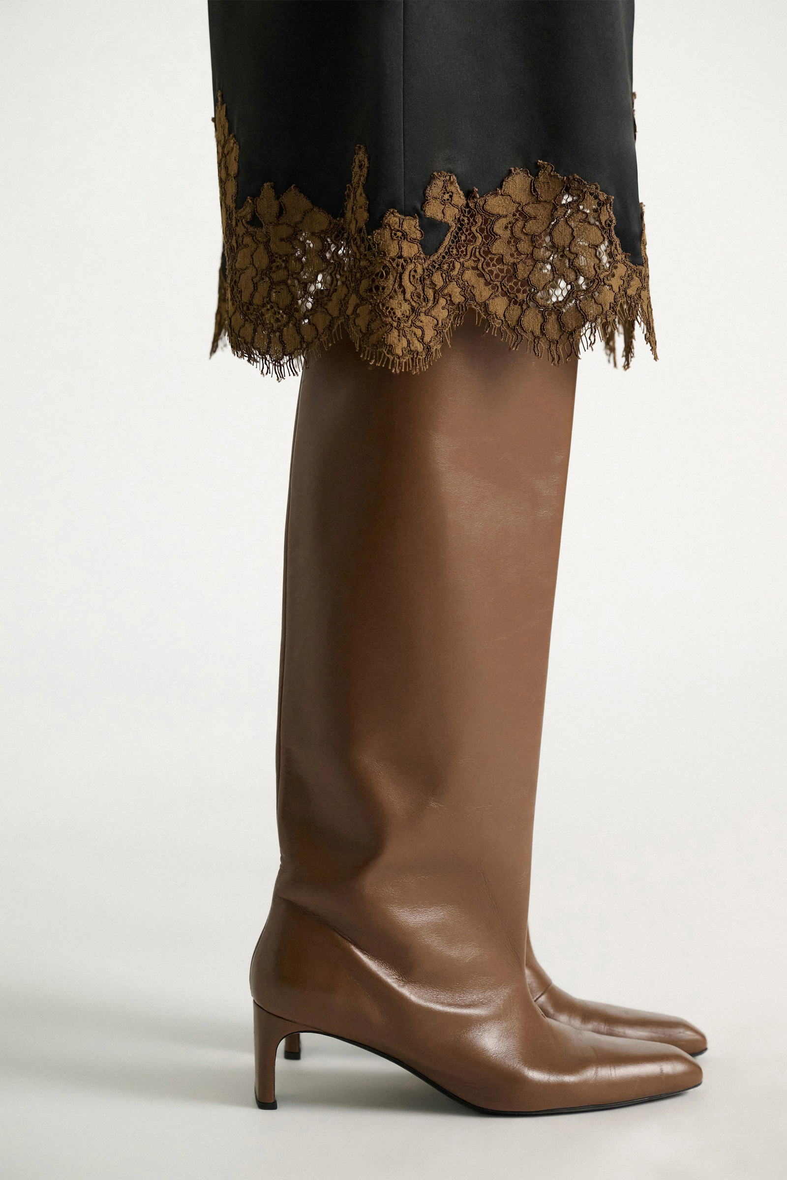 Dorothee Schumacher Tall boots with straight shaft porcini