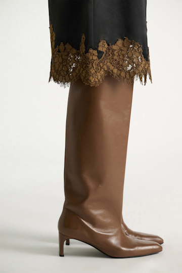 Dorothee Schumacher Tall boots with straight shaft porcini