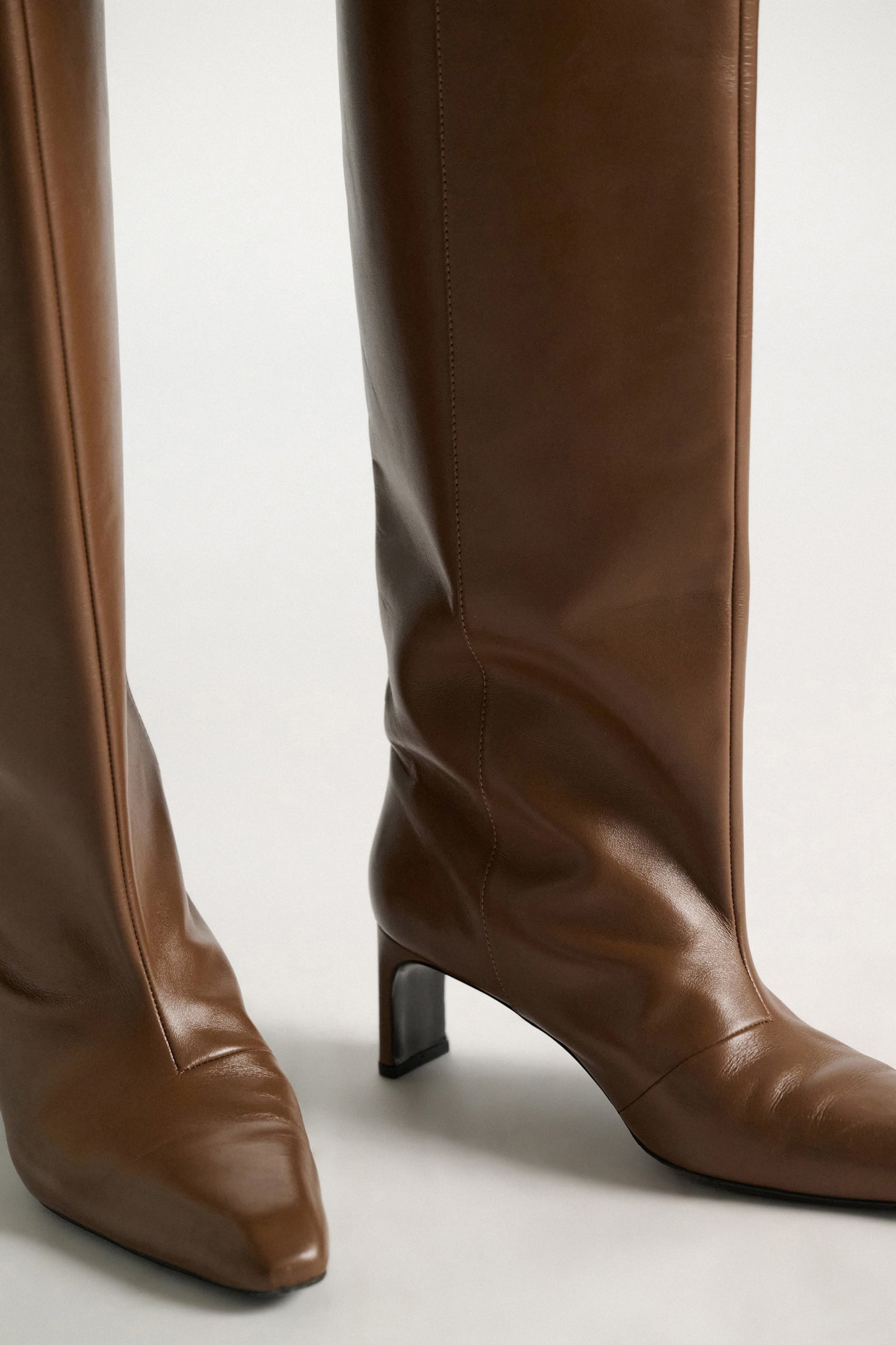 Dorothee Schumacher Tall boots with straight shaft porcini