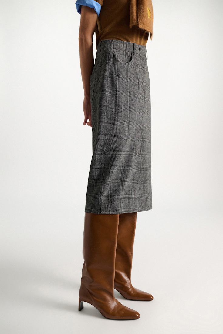 Dorothee Schumacher Tall boots with straight shaft hazelnut
