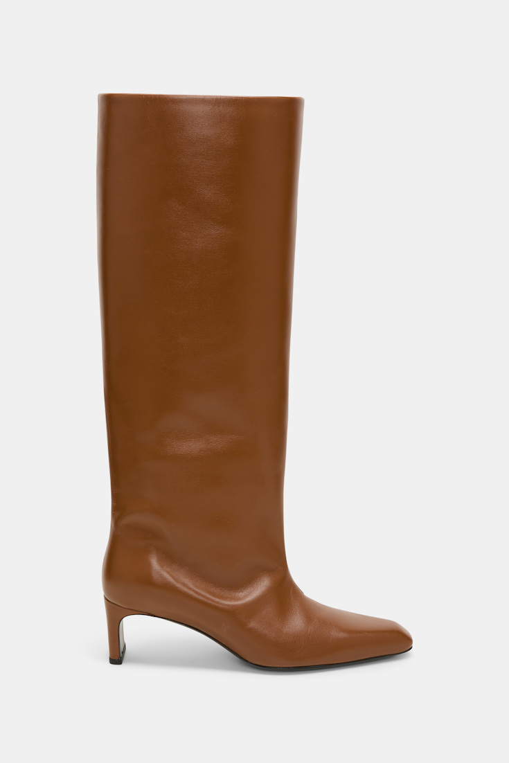 Dorothee Schumacher Tall boots with straight shaft hazelnut