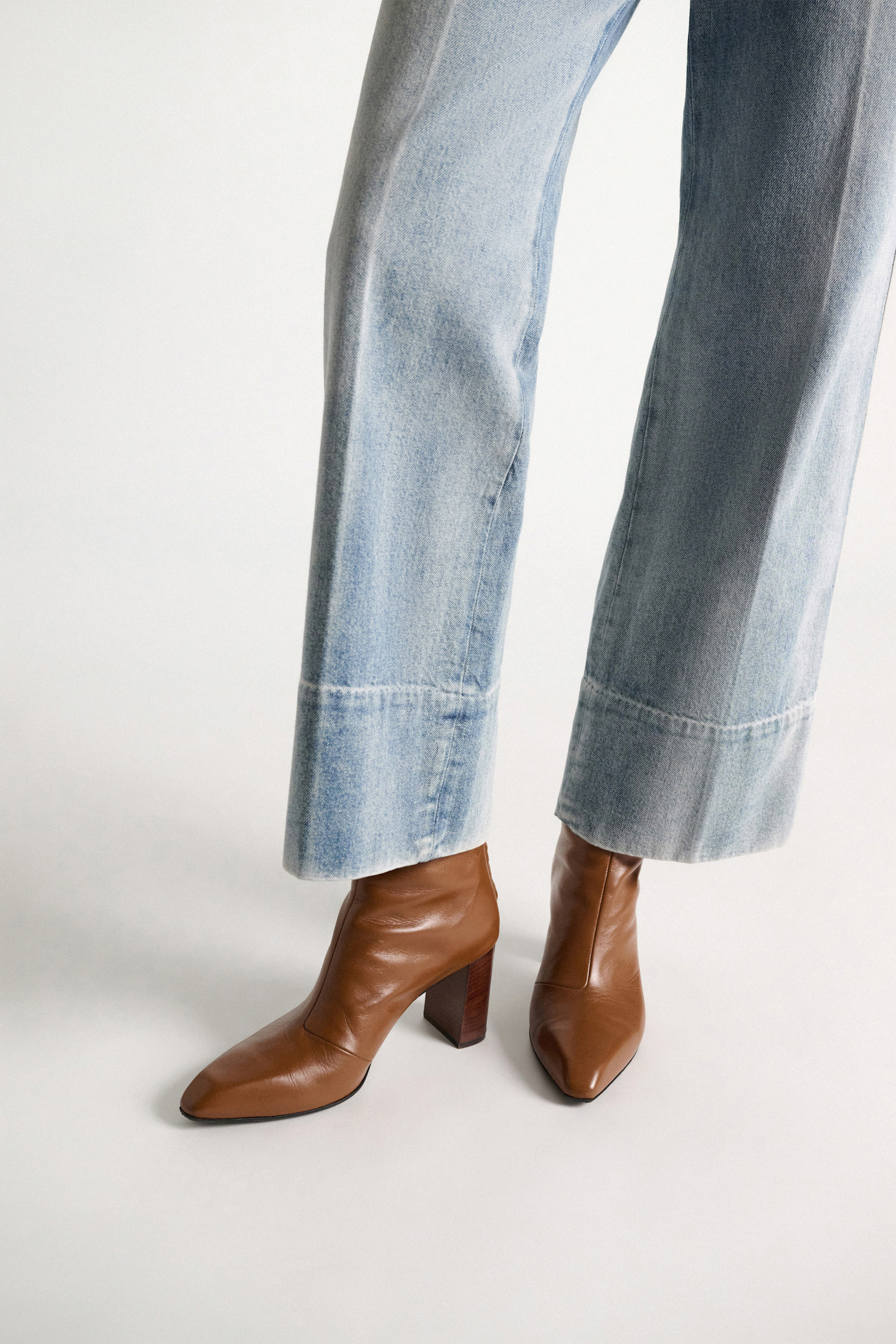 Dorothee Schumacher Calf leather ankle boots hazelnut