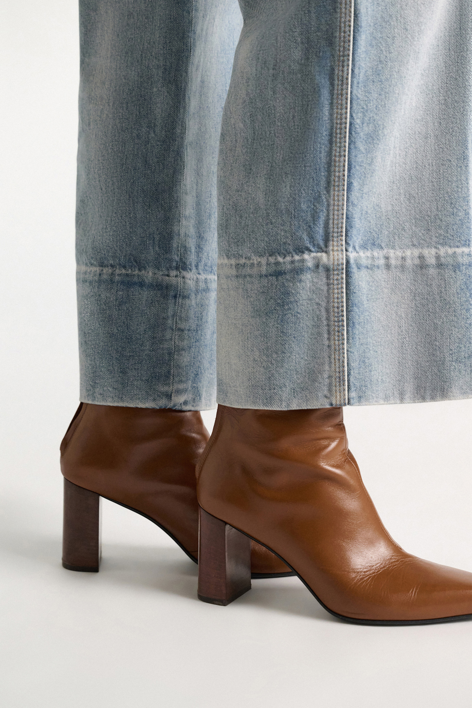 Dorothee Schumacher Calf leather ankle boots hazelnut