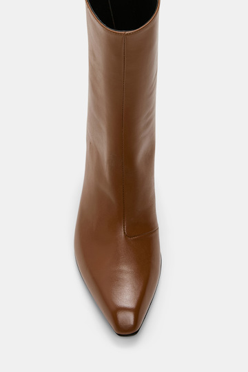 Dorothee Schumacher Calf leather ankle boots hazelnut