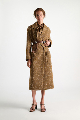 Dorothee Schumacher Leather belt with moveable studs cinnamon