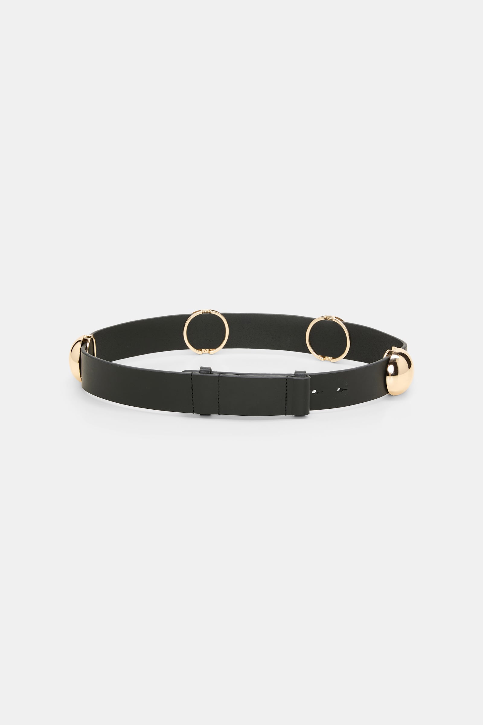 Dorothee Schumacher Leather belt with moveable studs black