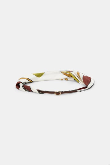 Dorothee Schumacher Styling Piece im Signature Print Brown Ribbon scarf