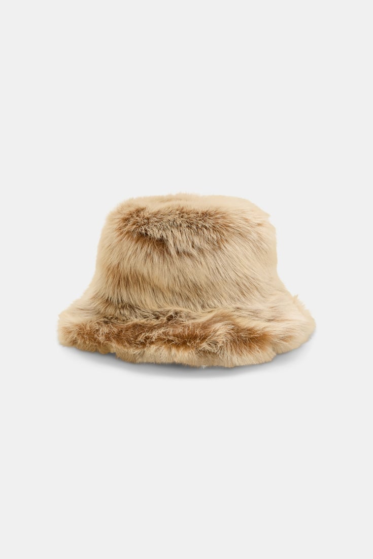 Dorothee Schumacher Lamb fur bucket hat saffron
