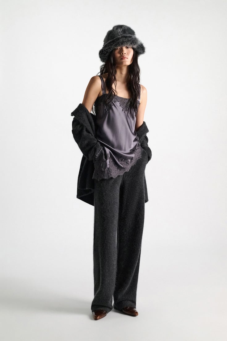 Dorothee Schumacher Lamb fur bucket hat anthracite