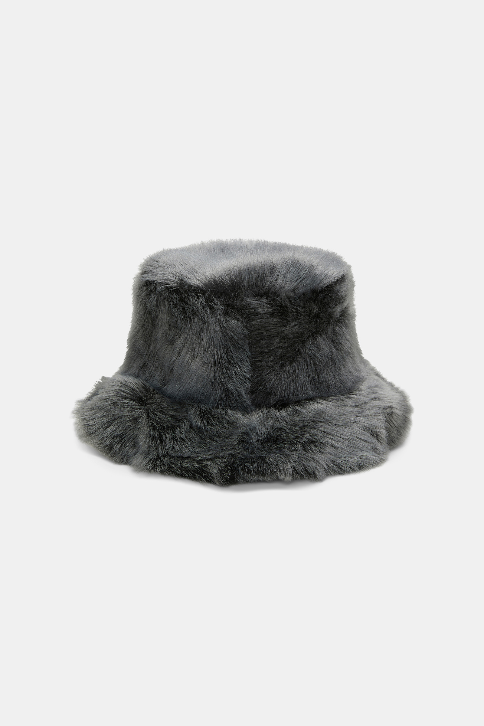 Dorothee Schumacher Lamb fur bucket hat anthracite