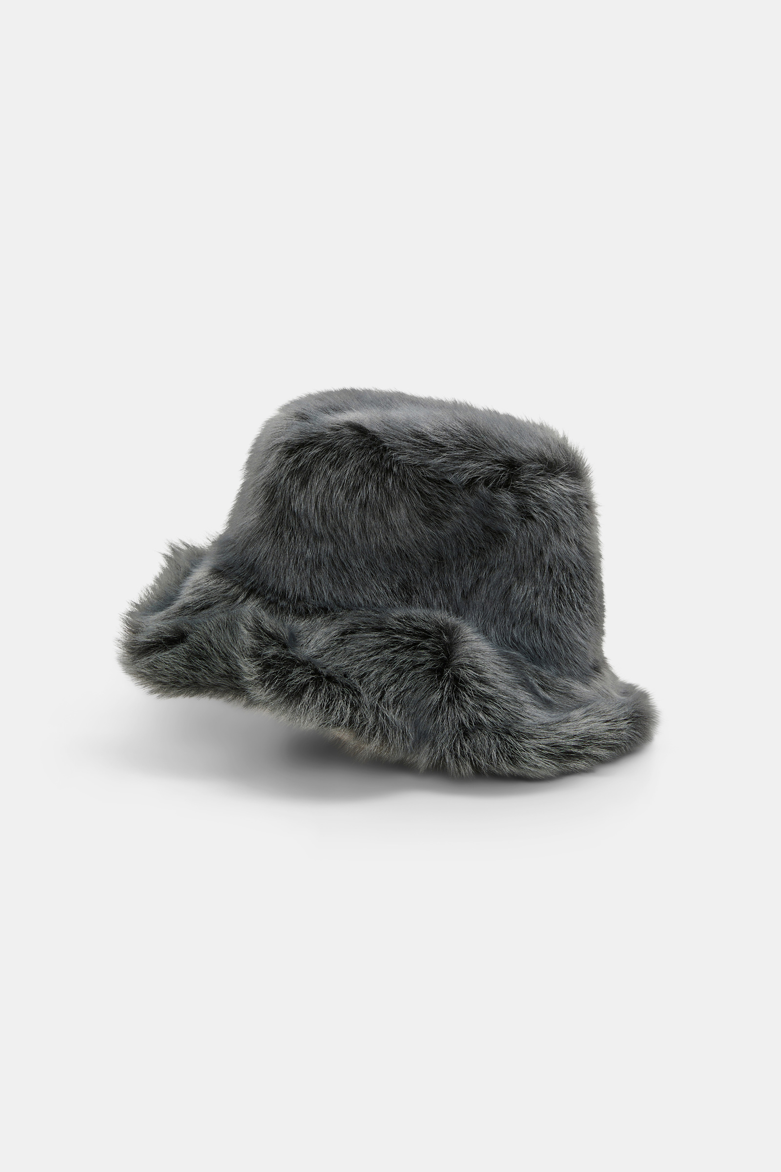 Dorothee Schumacher Lamb fur bucket hat anthracite