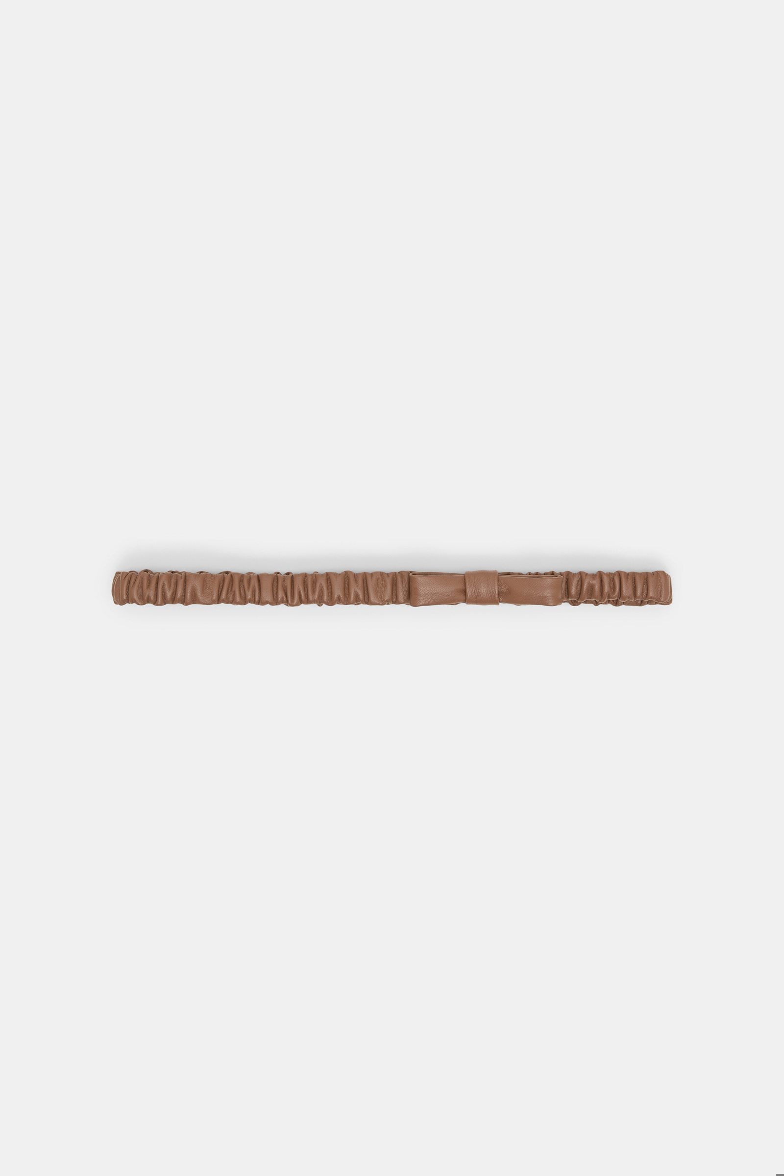 Dorothee Schumacher Dehnbarer elastischer Gürtel mit Schleife hazelnut