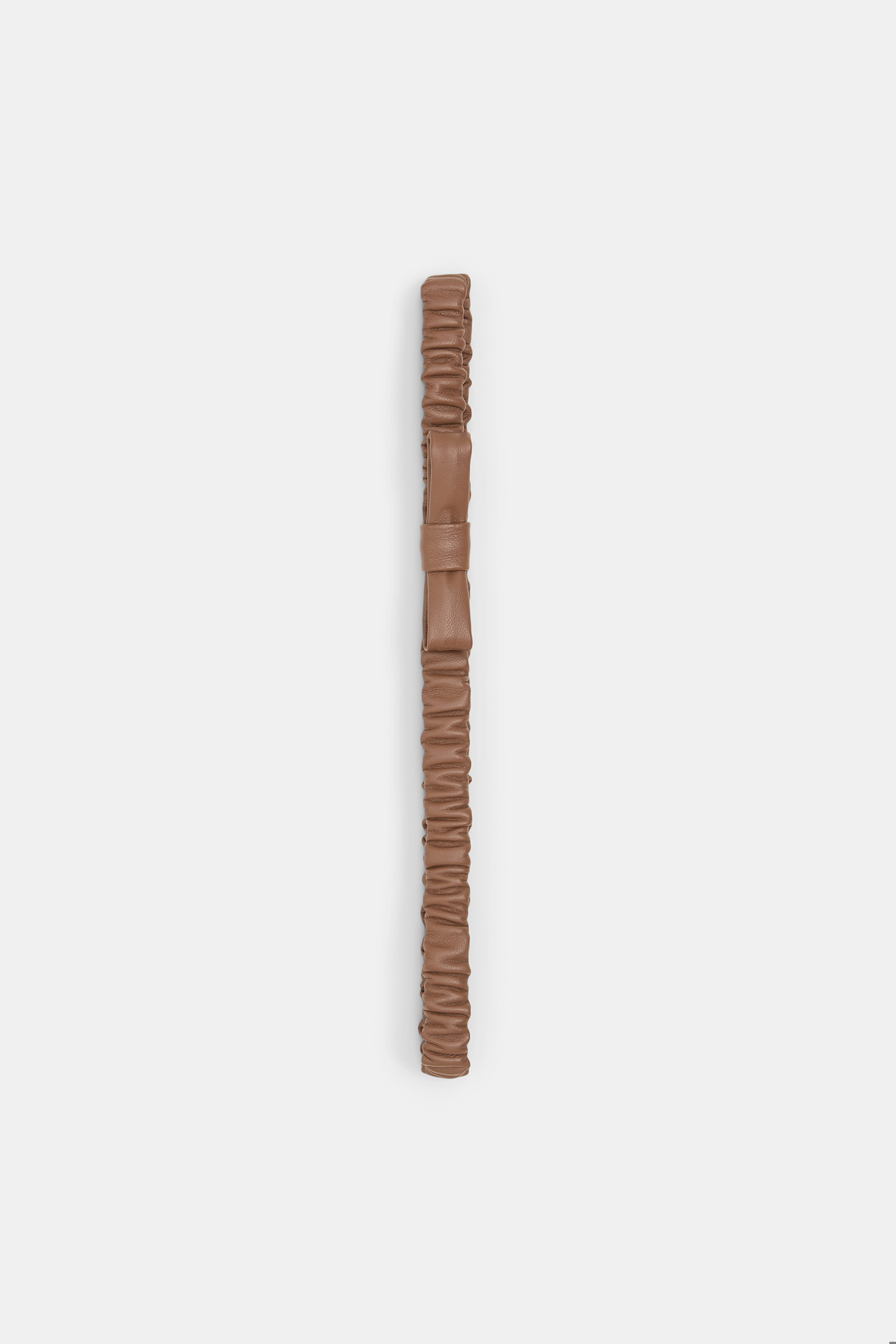 Dorothee Schumacher Dehnbarer elastischer Gürtel mit Schleife hazelnut