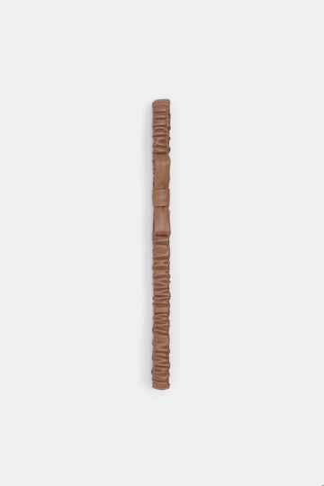 Dorothee Schumacher Dehnbarer elastischer Gürtel mit Schleife hazelnut