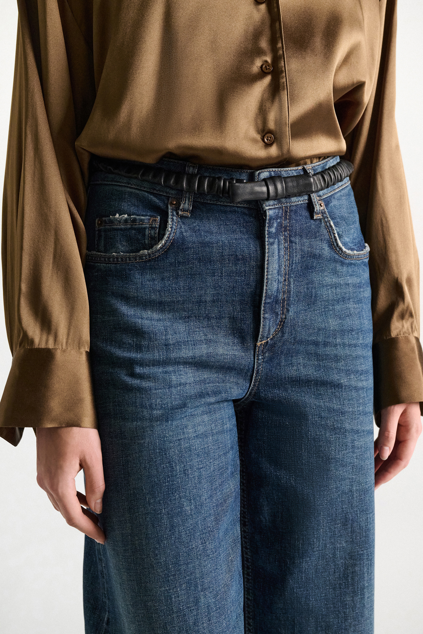 Dorothee Schumacher Dehnbarer elastischer Gürtel mit Schleife black