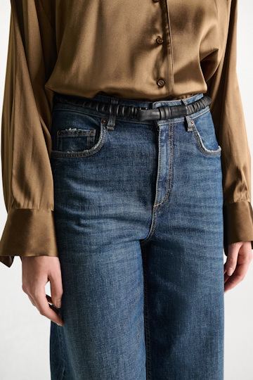 Dorothee Schumacher Dehnbarer elastischer Gürtel mit Schleife black