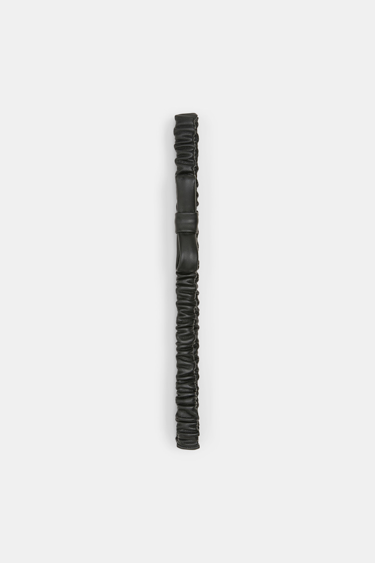 Dorothee Schumacher Dehnbarer elastischer Gürtel mit Schleife black