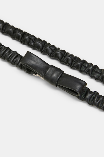 Dorothee Schumacher Dehnbarer elastischer Gürtel mit Schleife black