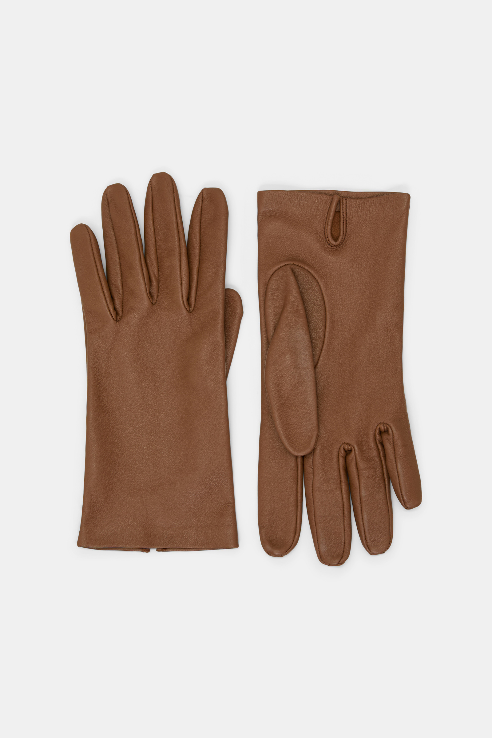 Dorothee Schumacher Lambskin gloves hazelnut