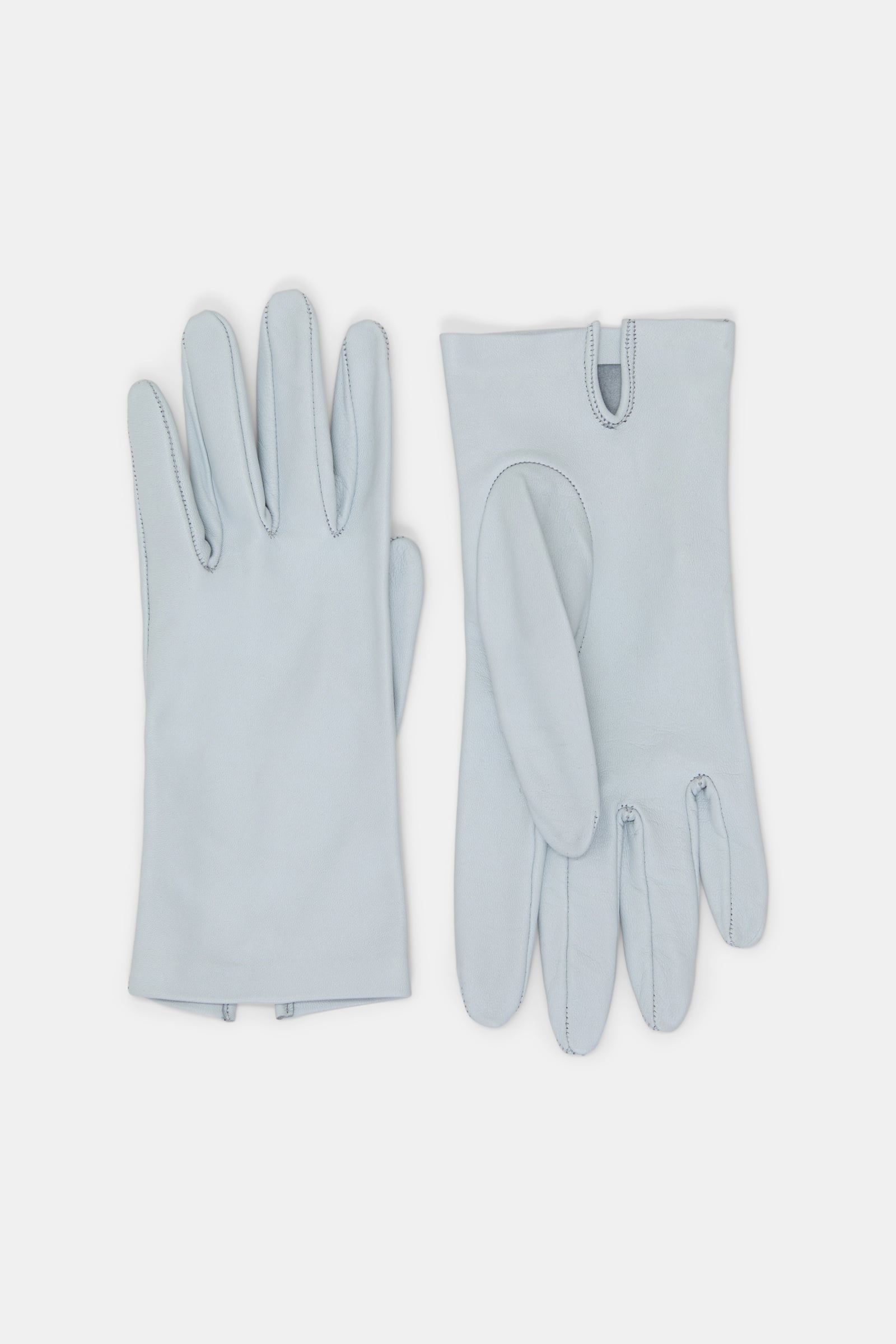 Dorothee Schumacher Lambskin gloves winter blue