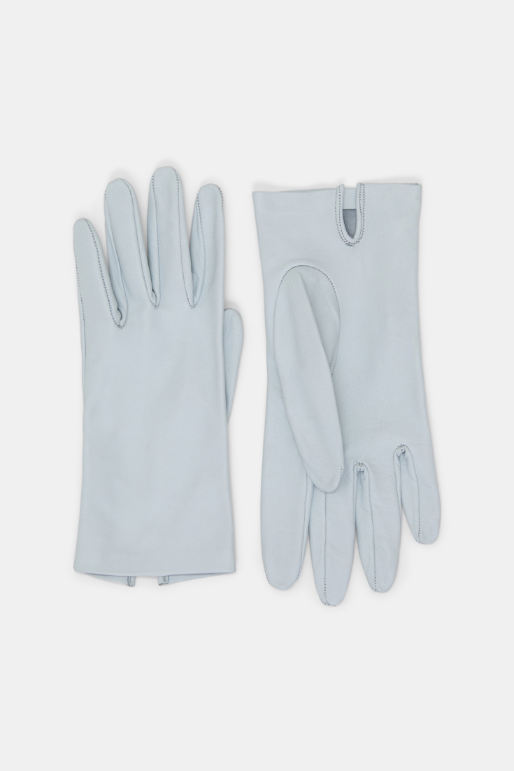 Dorothee Schumacher Lambskin gloves winter blue