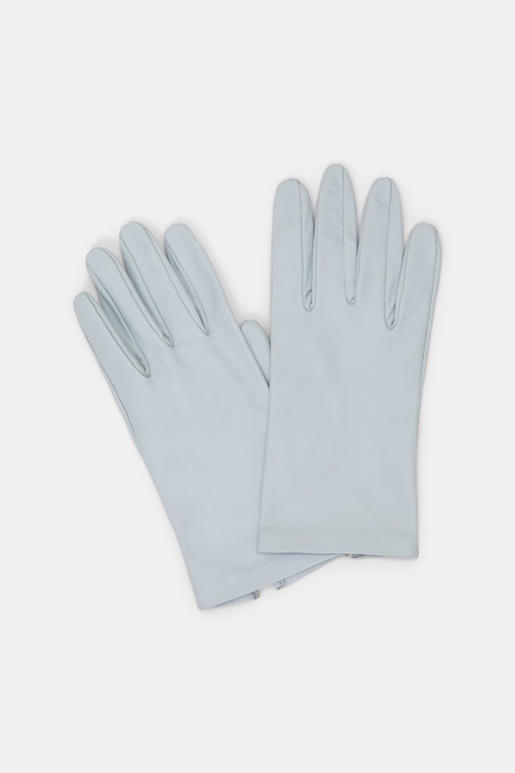 Dorothee Schumacher Lambskin gloves winter blue