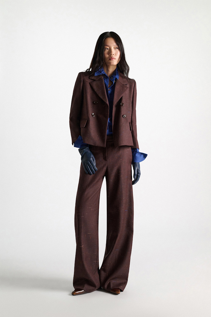 Dorothee Schumacher Lambskin gloves dark cloud