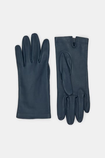 Dorothee Schumacher Lambskin gloves dark cloud