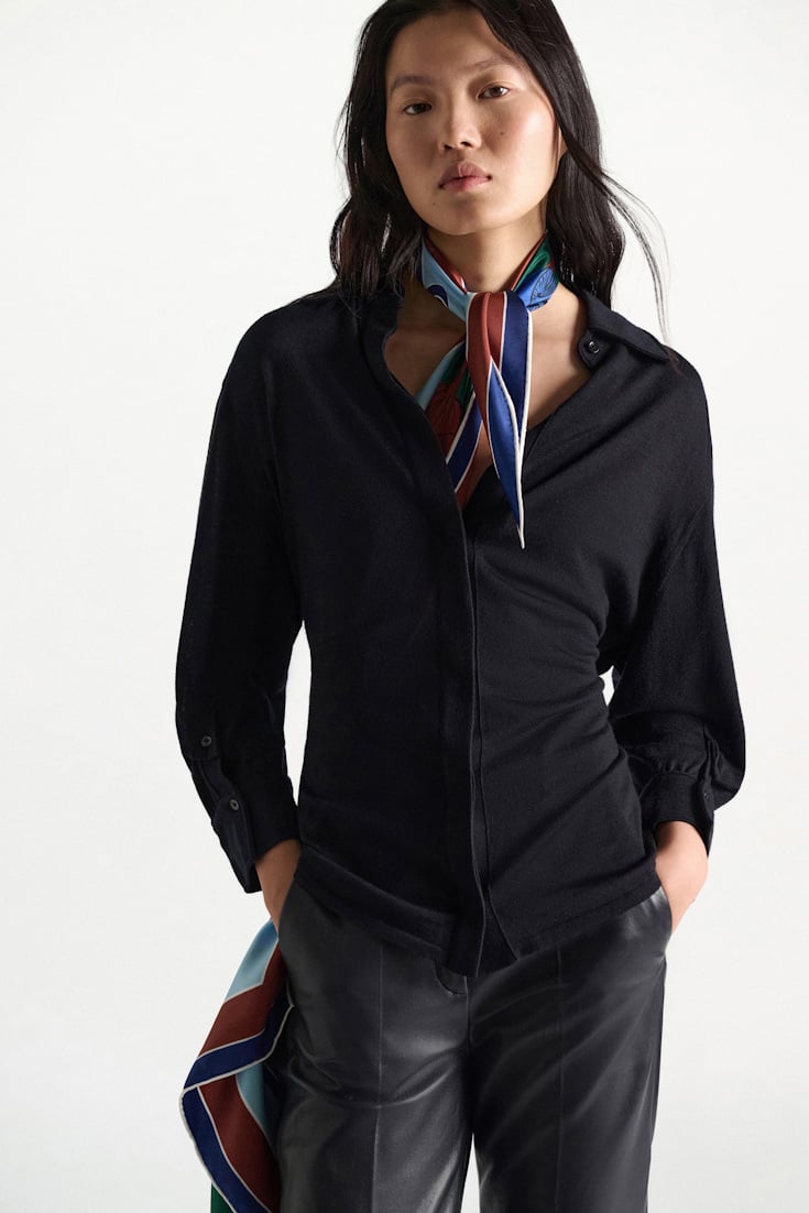 Dorothee Schumacher Printed silk twill scarf colorful ribbon scarf