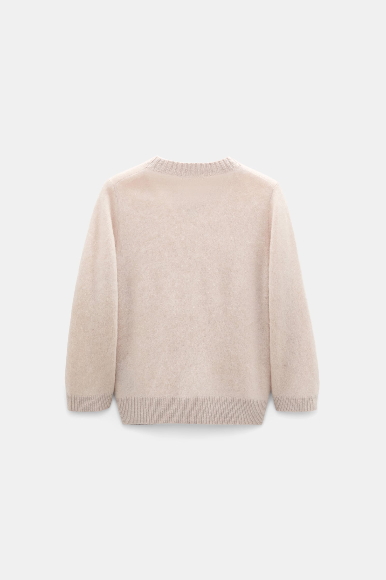 Dorothee Schumacher Fluffy knit V-neck pullover almond Product Detail View