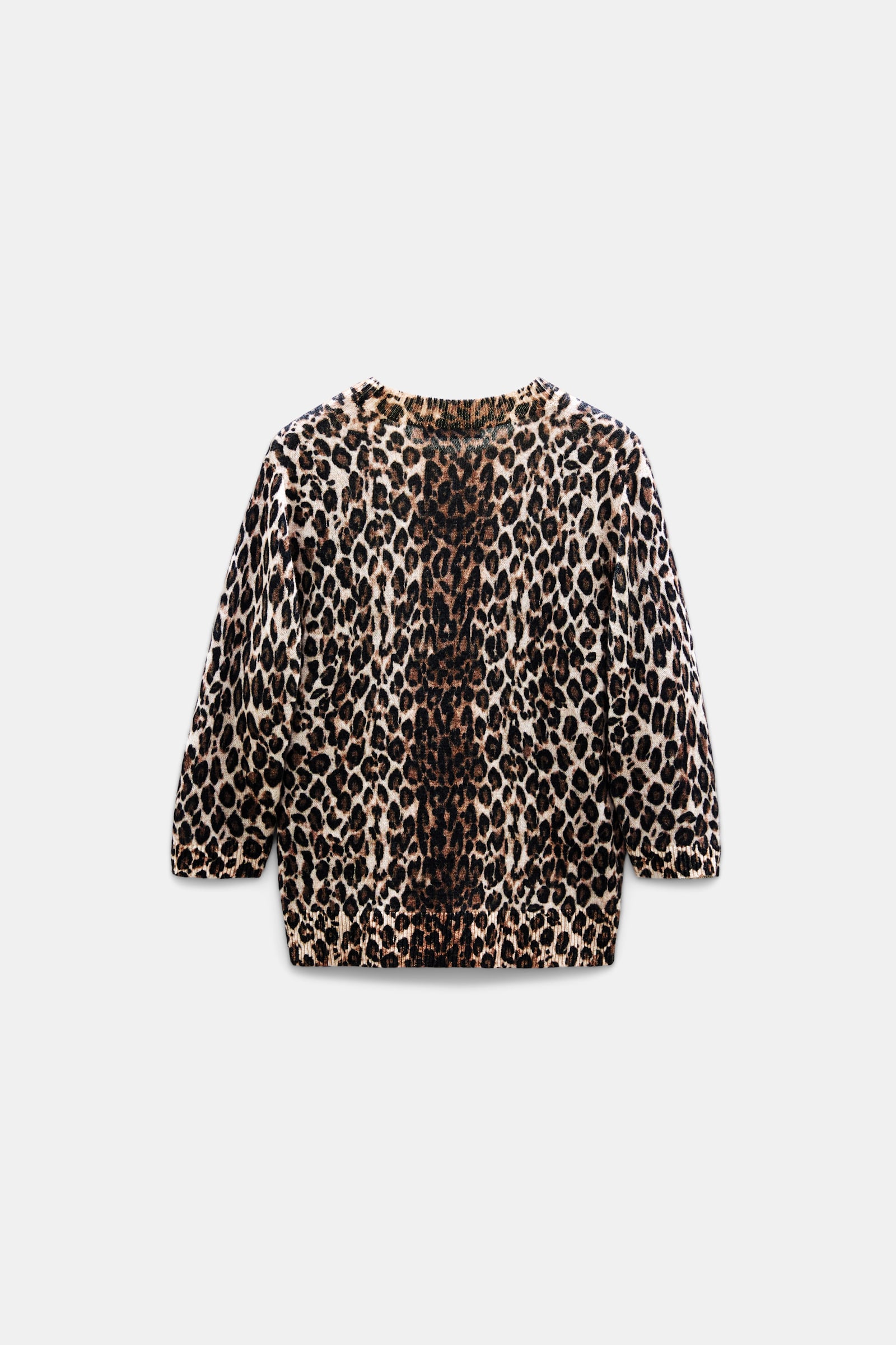 Dorothee Schumacher Merino-cashmere leopard print pullover leo allover brown Product Detail View