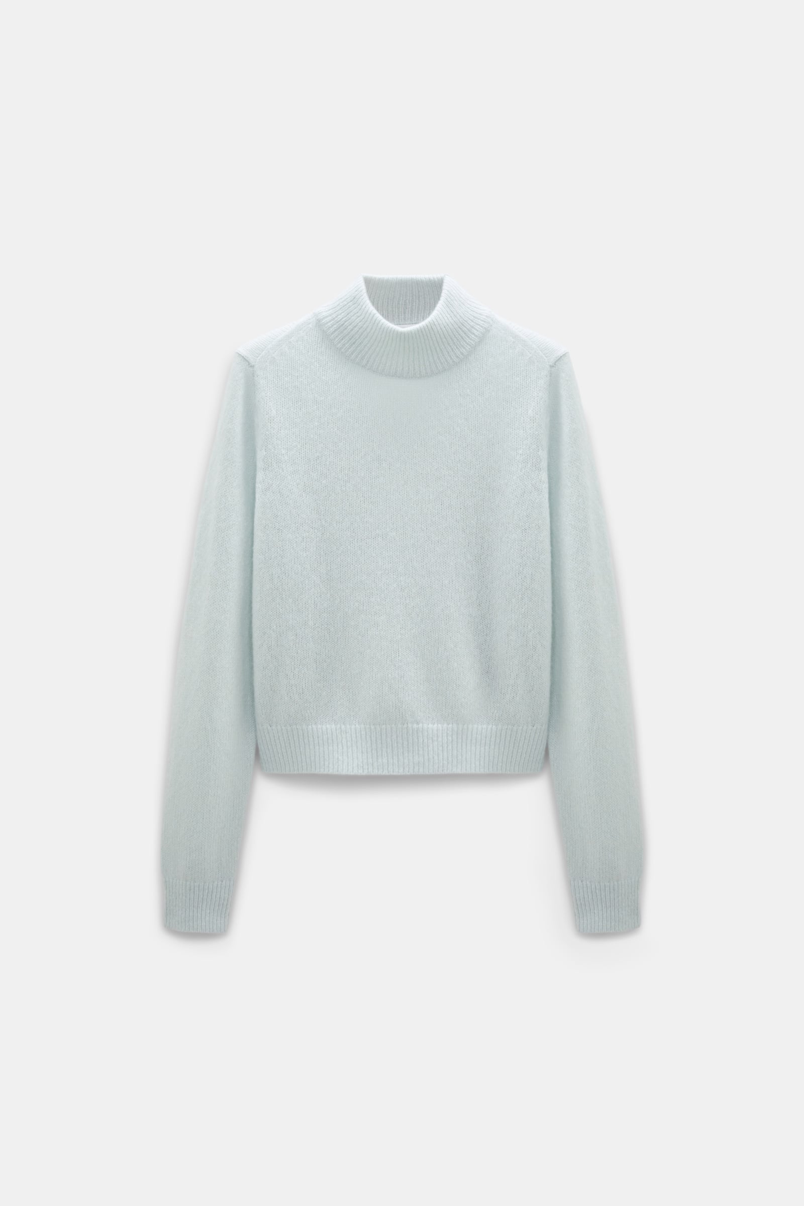 Dorothee Schumacher Cashmere turtleneck pullover mint Product Front View