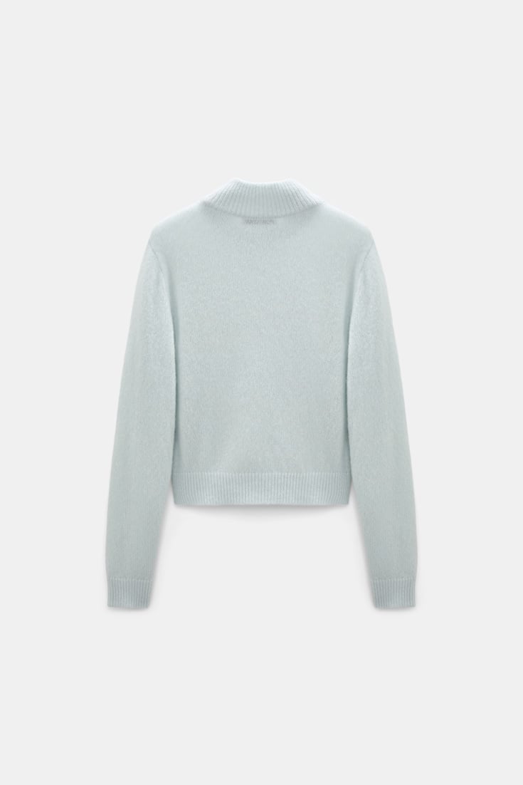 Dorothee Schumacher Cashmere turtleneck pullover mint Product Detail View