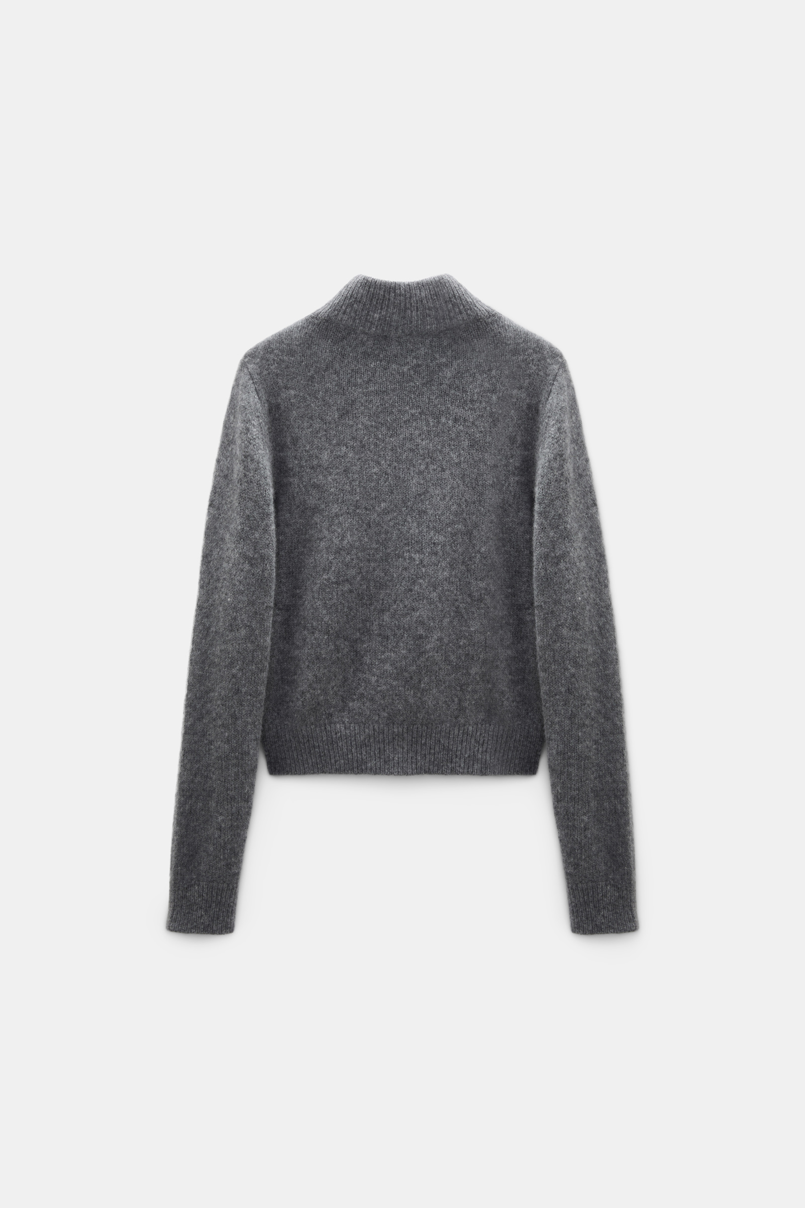 Dorothee Schumacher Cashmere turtleneck pullover stereo grey Product Detail View