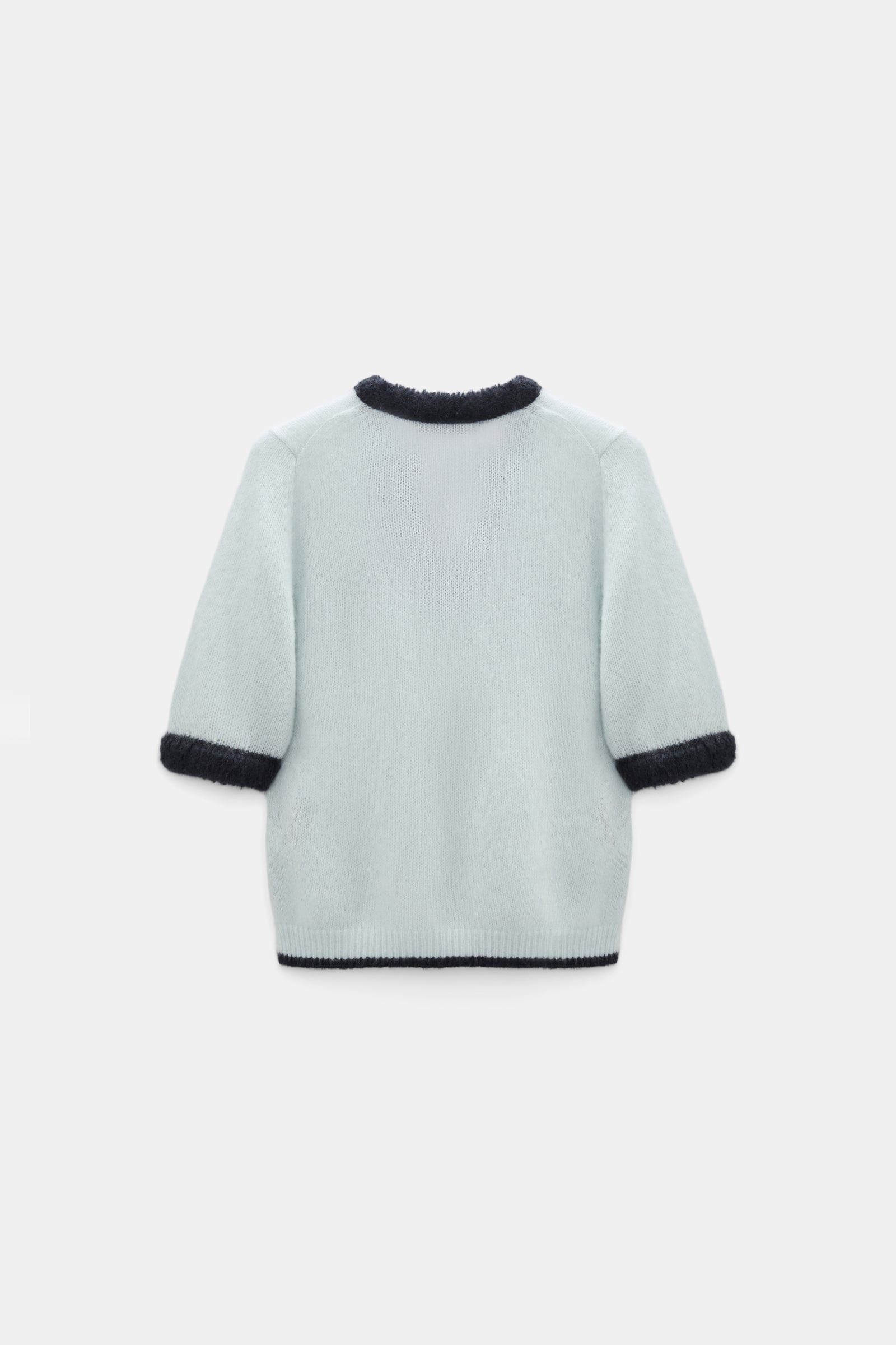 Dorothee Schumacher Half-sleeve cashmere top mint Product Detail View