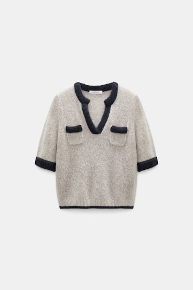 Dorothee Schumacher Kaschmir-Top mit halblangem Arm flash light