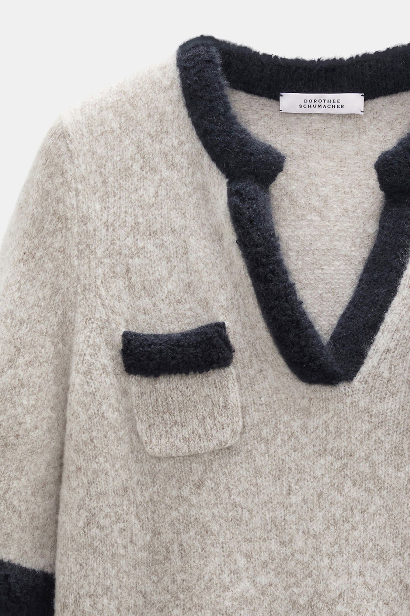 Dorothee Schumacher Half-sleeve cashmere top flash light Product Detail View