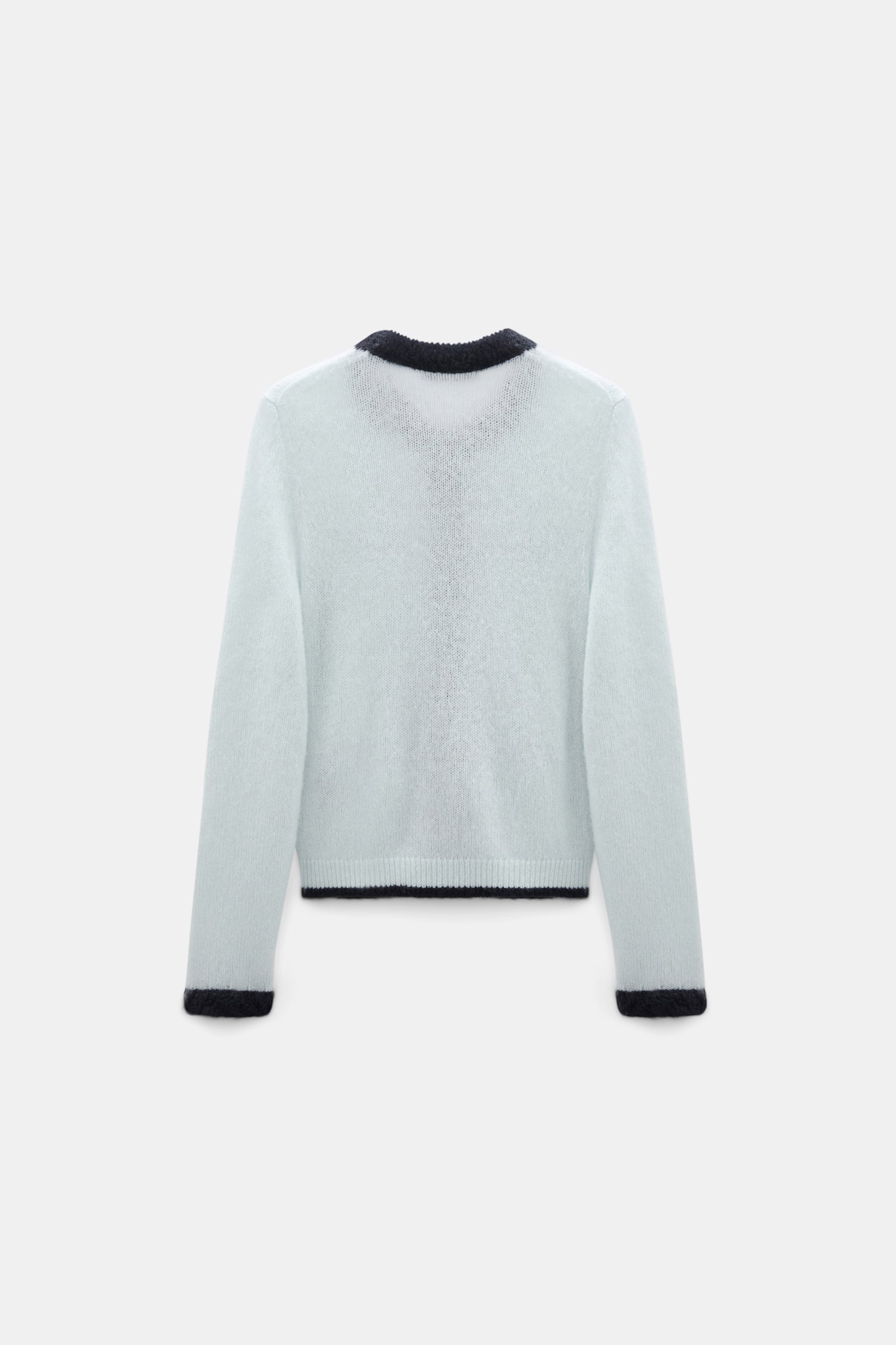 Dorothee Schumacher Cashmere cardigan-look pullover mint Product Detail View