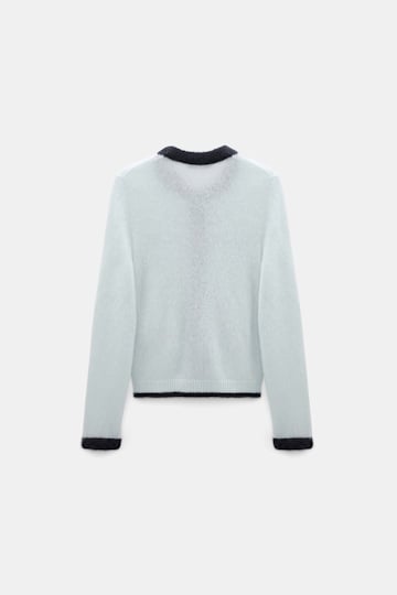 Dorothee Schumacher Cashmere cardigan-look pullover mint Product Detail View