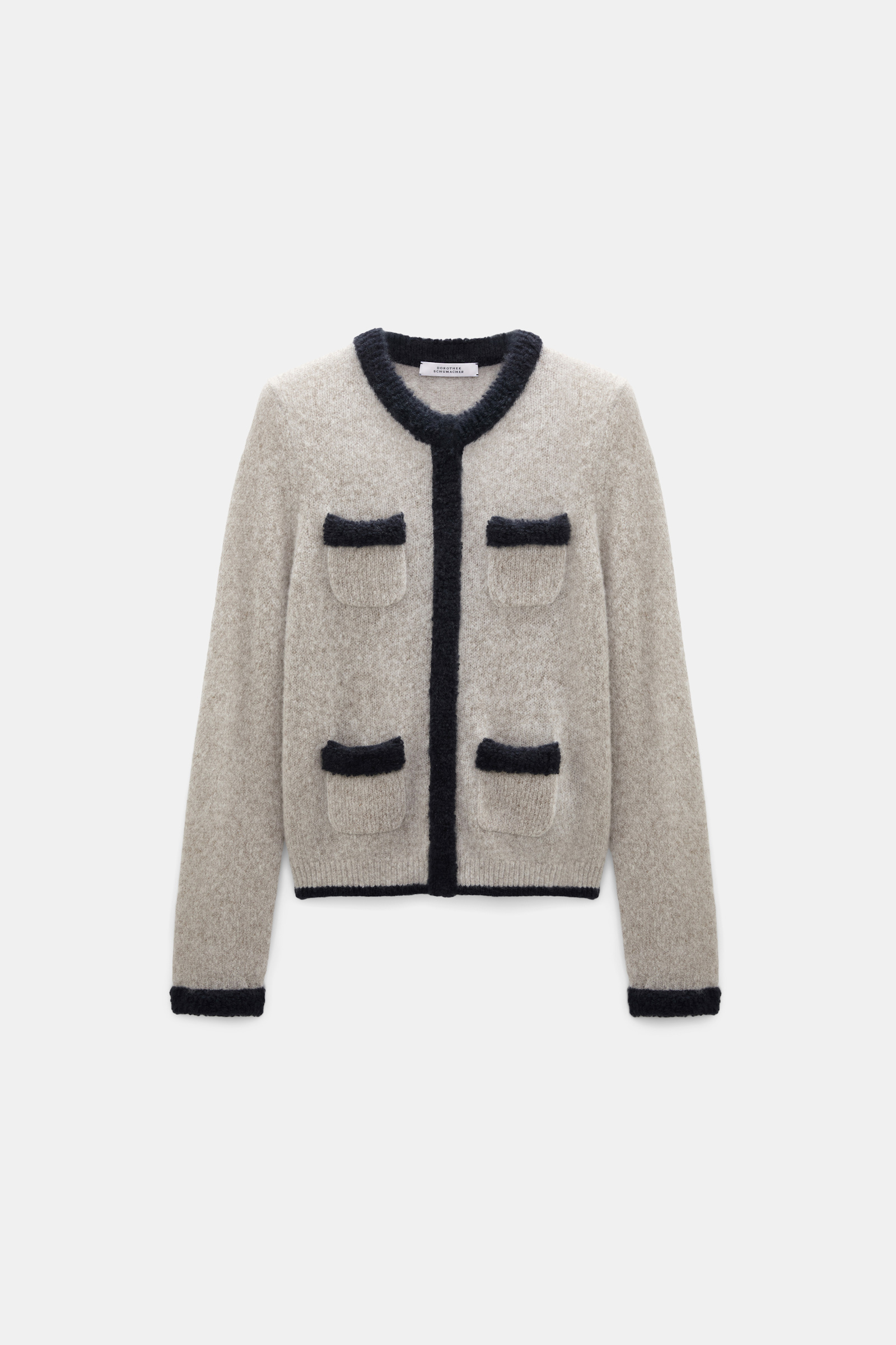 Dorothee Schumacher Cashmere cardigan-look pullover flash light Product Front View