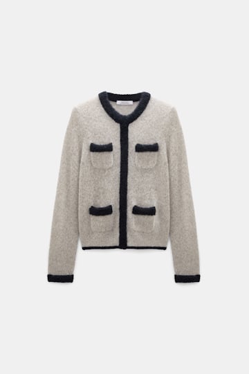 Dorothee Schumacher Cashmere cardigan-look pullover flash light Product Front View